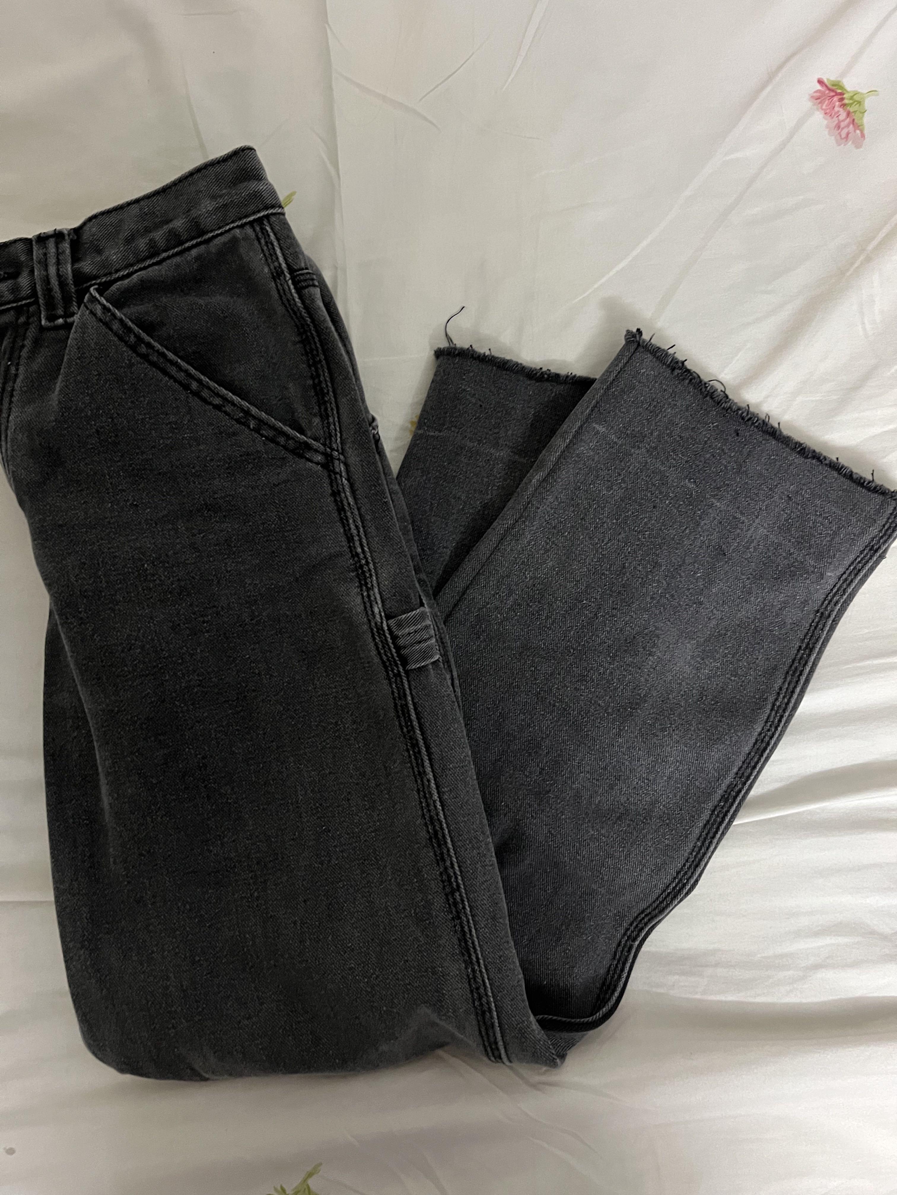 brandy melville dark grey feanne jeans, Women's Fashion, Bottoms, Jeans ...