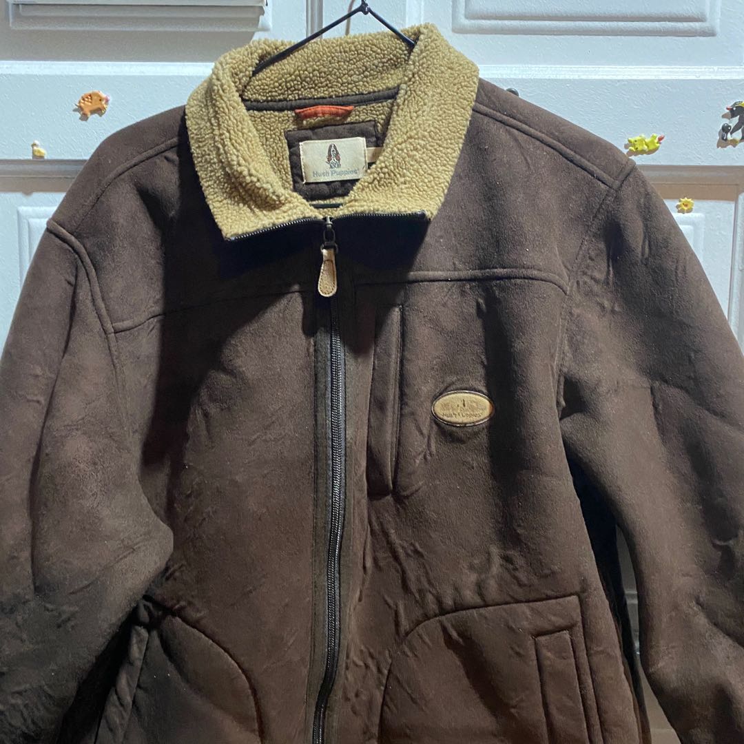 hush puppies Brown jacket vtg, Women's 