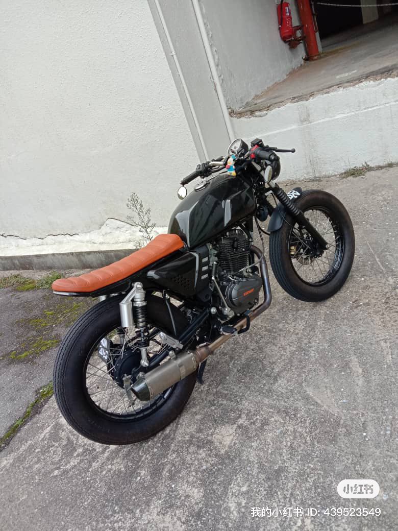euro keeway cafe racer 152 modified