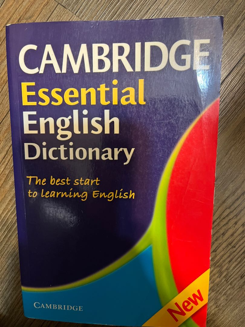興趣及遊戲,　書本　English　補充練習-　書本及雜誌-　Carousell　Dictionary,　Essential　Cambridge　文具,