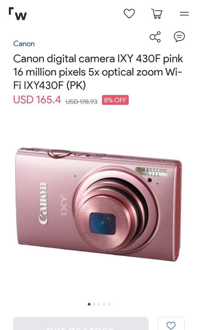 Canon IXY 430F PK - デジタルカメラ