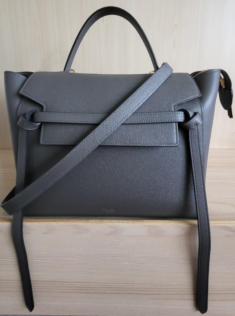 Celine mini discount belt bag grey