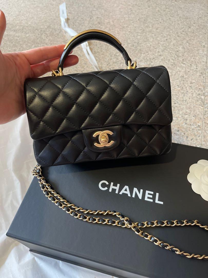 Chanel 22B Top Handle in black, Women's Fashion, Bags & Wallets, Cross ...