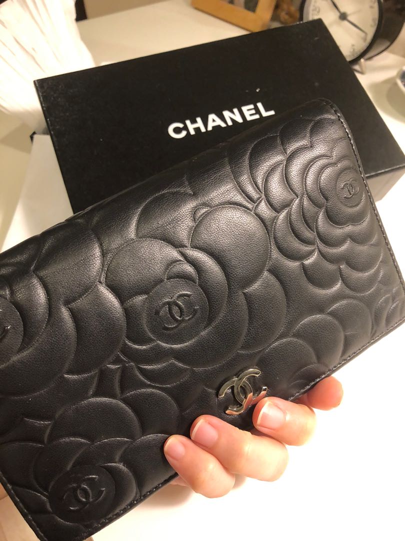 Chanel camellia wallet cheap