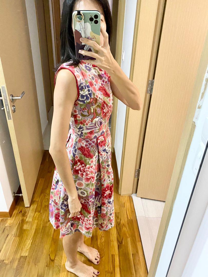 Kimono fabric dress shop