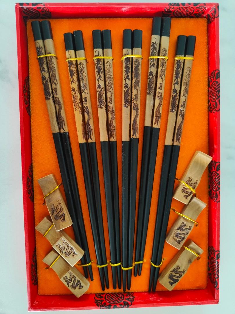 Chopsticks in a gift box, Furniture & Home Living, Kitchenware