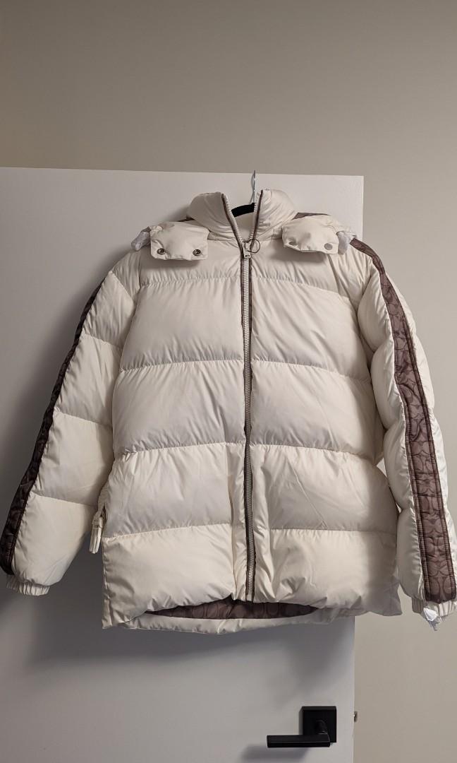 Coach white puffer jacket new arrivals