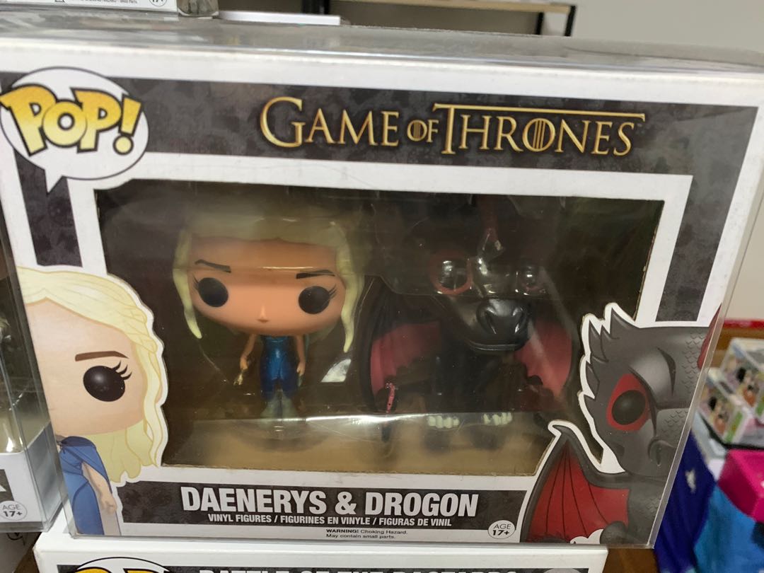 Daenerys drogon metallic 2 pack funko 