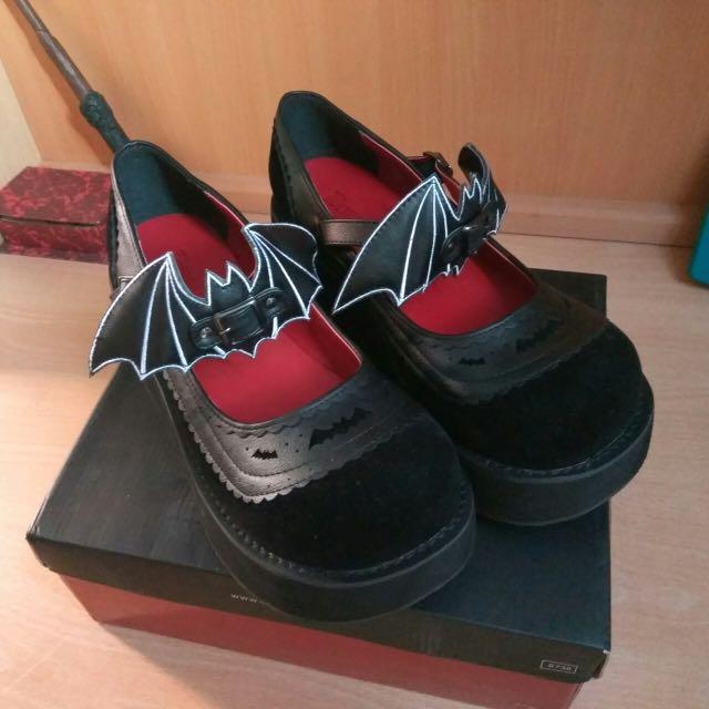 Dollskill Demonia Sprite 09 Platform Mary Jane Size 38 Goth Shoes