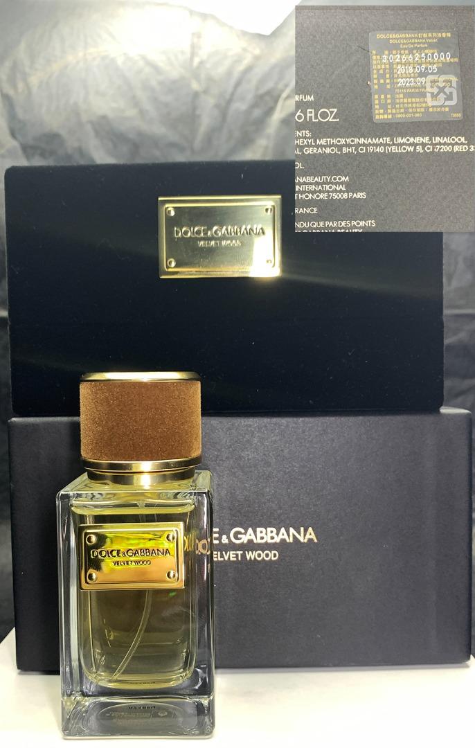 D&G Dolce & Gabbana Velvet Wood 尊貴香水系列幽熏黑檀淡香精50ML(已