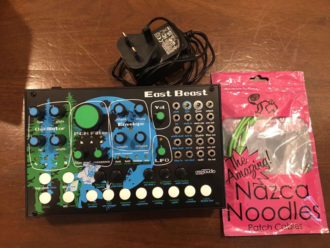 Cre8audio EAST BEAST fully analog east coast style semimodular