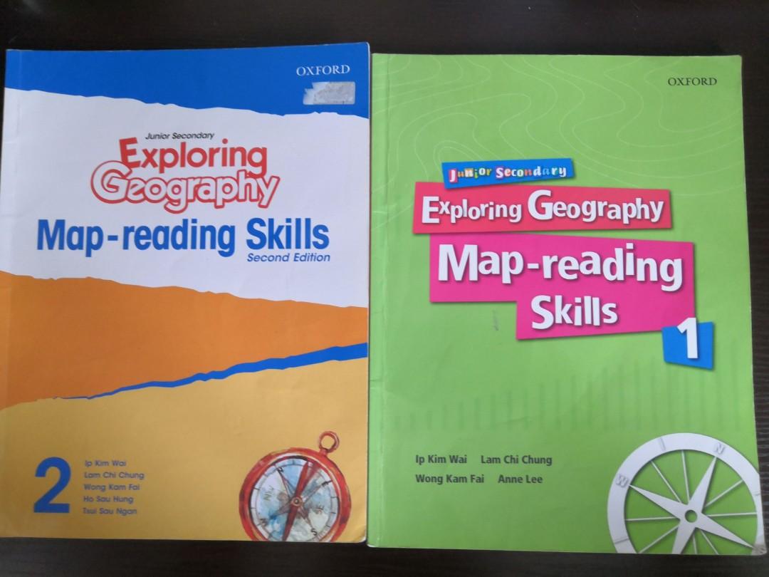 Exploring Geography Map reading skills 1 2, 興趣及遊戲, 書本 & 文具, 教科書 Carousell
