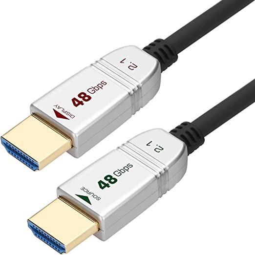 FeizLink 8K HDMI 2.1 Fiber Optic Cable 30 Feet 4K 120Hz 8K 60Hz 48Gbps Dynamic HDR10