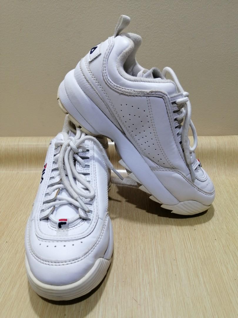 Fila Size 2 Girls Platform Sneakers Babies Kids Babies Kids