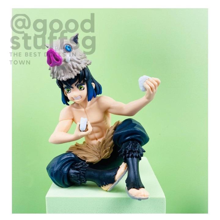 Anime Demon Slayer Figure Tanjirou Nezuko Zenitsu Inosuke Shinobu Giyuu Eat  Rice Balls Kimetsu No Yaiba PVC Action Figurine โมเดล&ฟิกเกอร์  ตัวละครดาบพิฆาตอสูร ท่านั่งแบบ