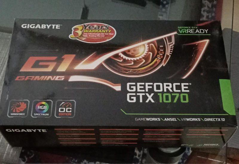 Gigabyte shop 1070 8gb