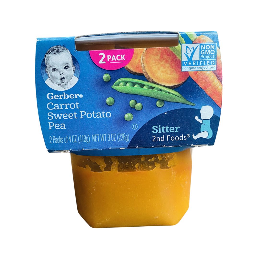 Gerber carrot sweet potato pea hot sale
