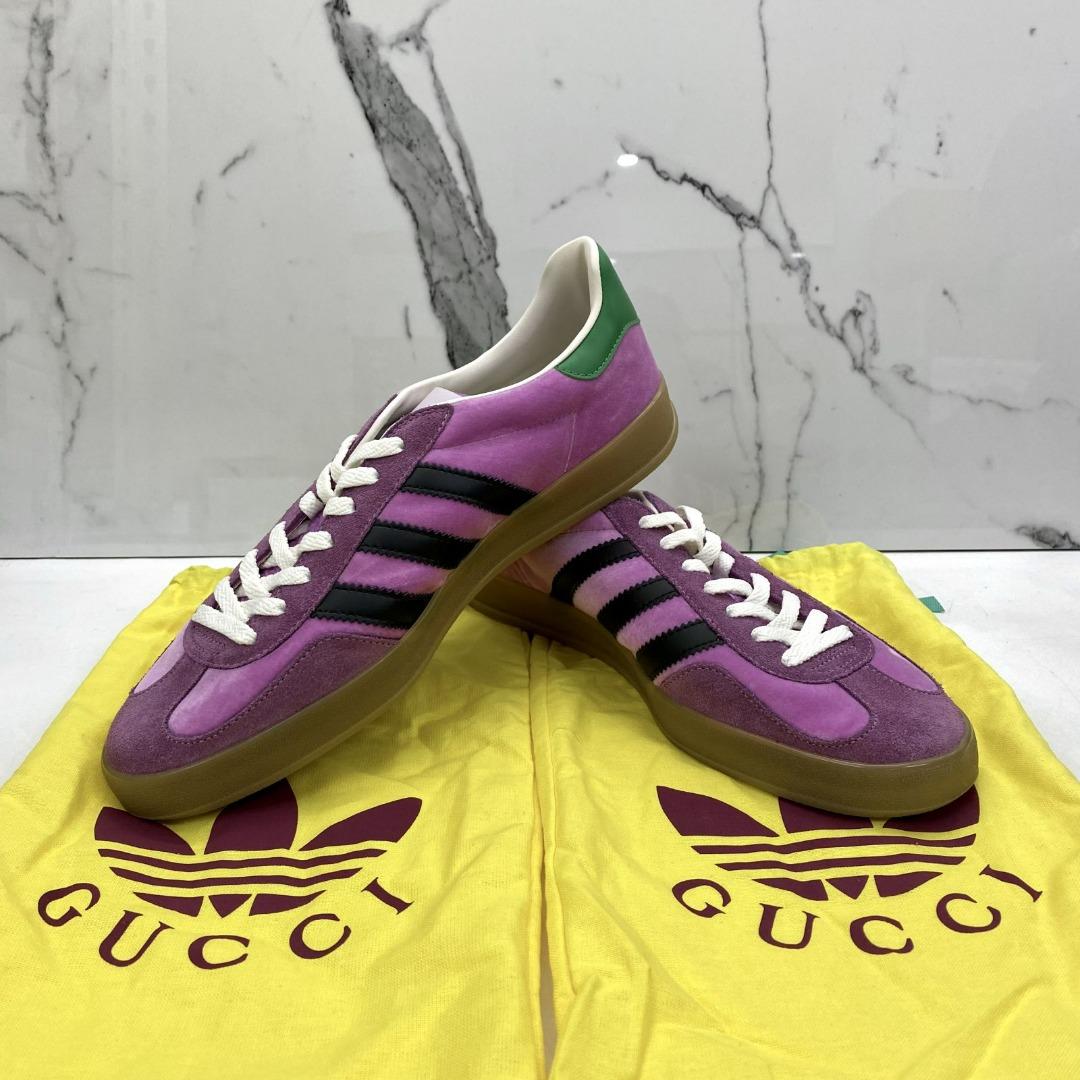 gucci adidas gazelle purple