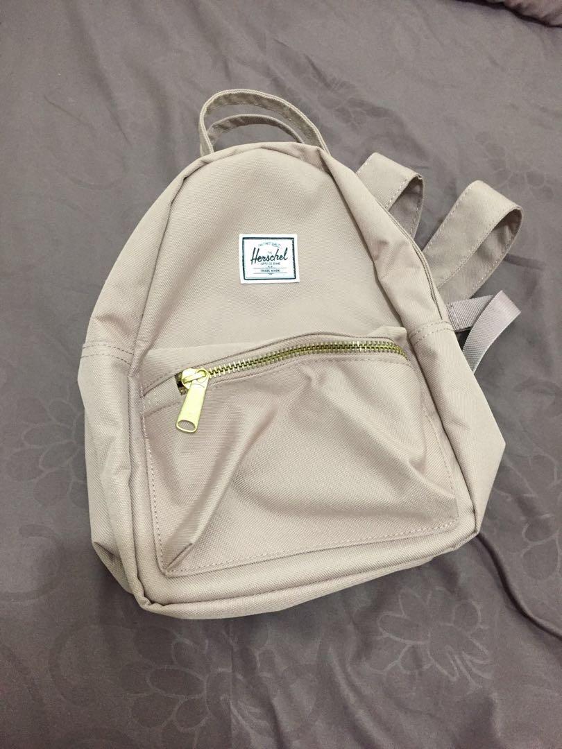 Herschel Mini Backpack, Fesyen Wanita 