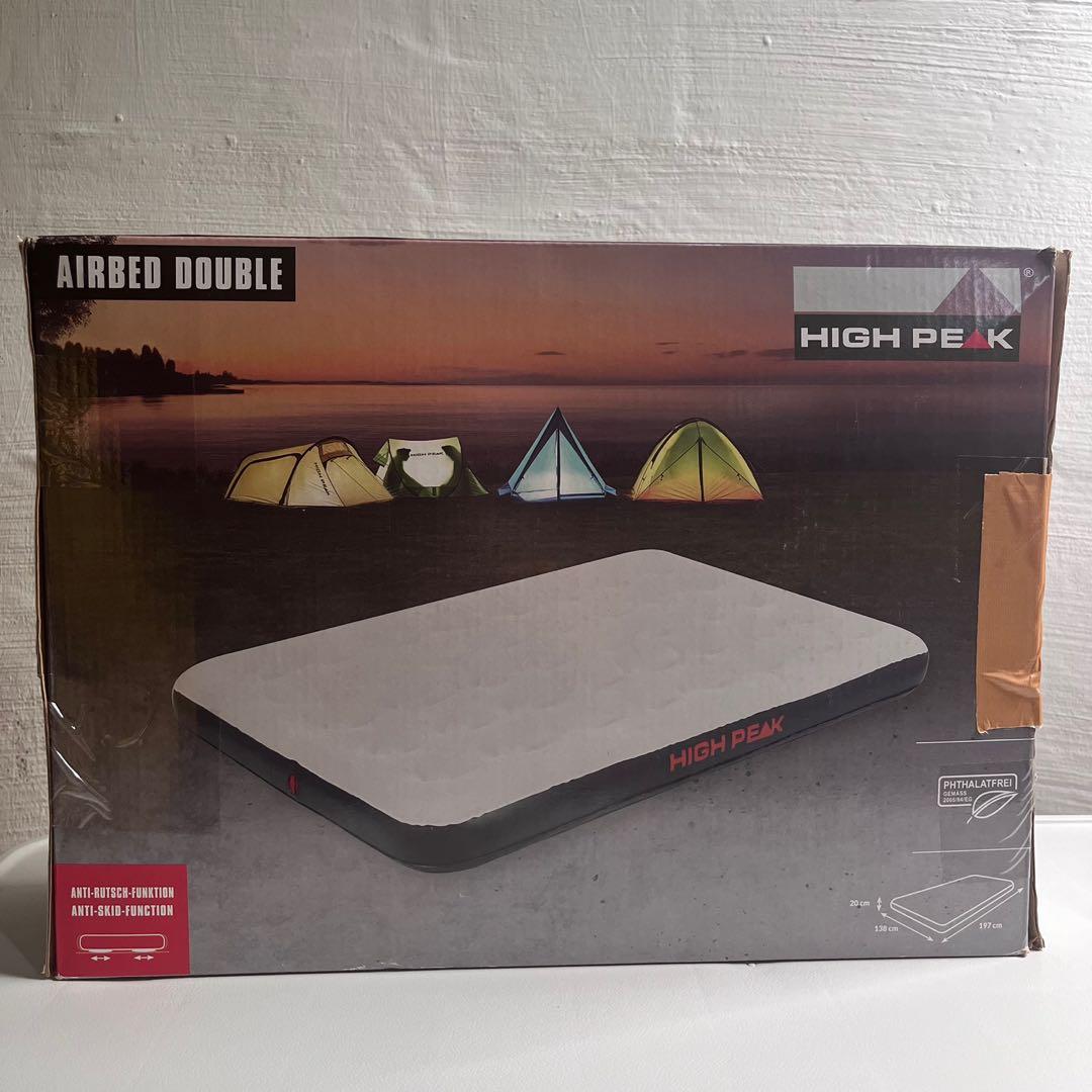 High Peak Outdoor Air bed double, Sports Equipment, Hiking & Camping on