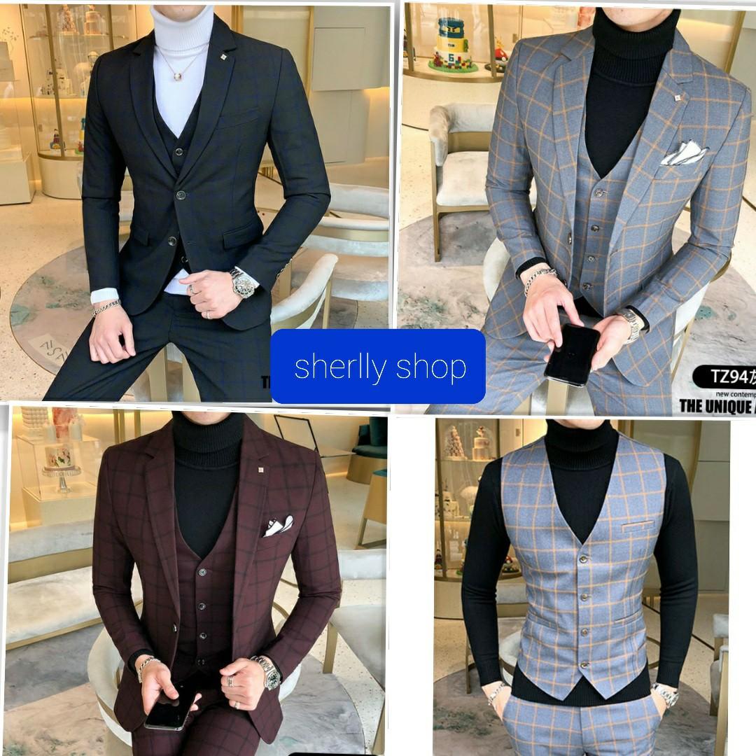 Mens blazer and pant set sale