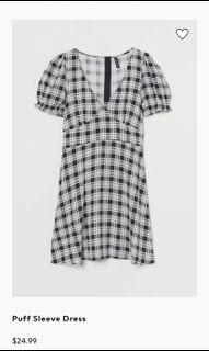 H&M Puff Sleeve Dress