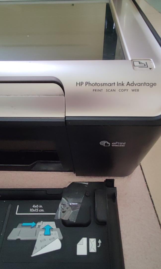 HP Photosmart Ink Advantage (Defective) (Category: Printers, Scanners & Copiers) located in Mandaluyong City. Submitted by Cathcathcath (Listing ID 1176642912, Image 2). Description: HP Photosmart Ink Advantage (Defective) ₱1,500 – All-in-One Printer 🖨️ Condition: Defective – ayaw magprint (for parts or repair) 📦 Complete set with manual (no box) ✨ All-in-one printer (print, scan, copy) 🖼 What you see is what you get 🚚 Shipping costs not incl