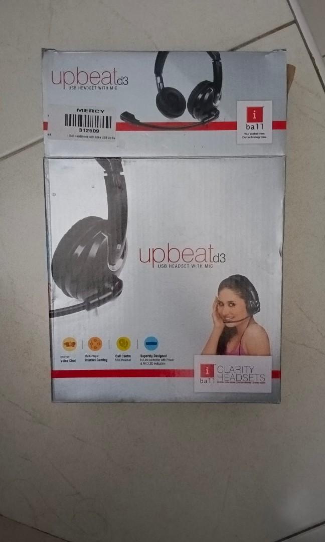 Iball upbeat best sale d3 usb headset
