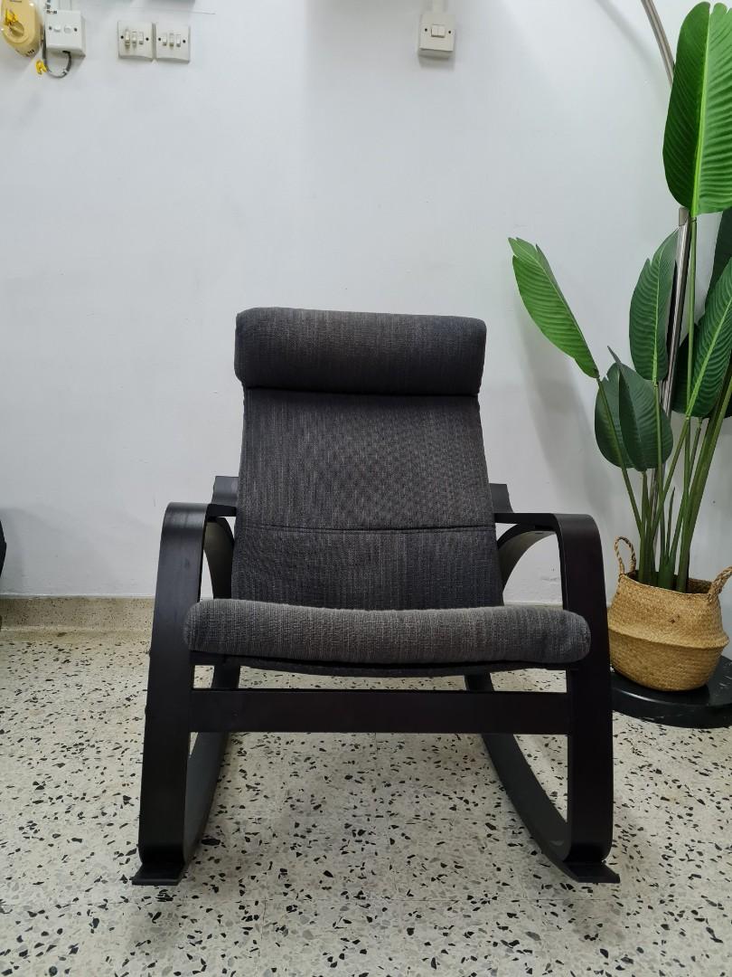 IKEA POANG ROCKING CHAIR, Furniture & Home Living, Furniture, Chairs on
