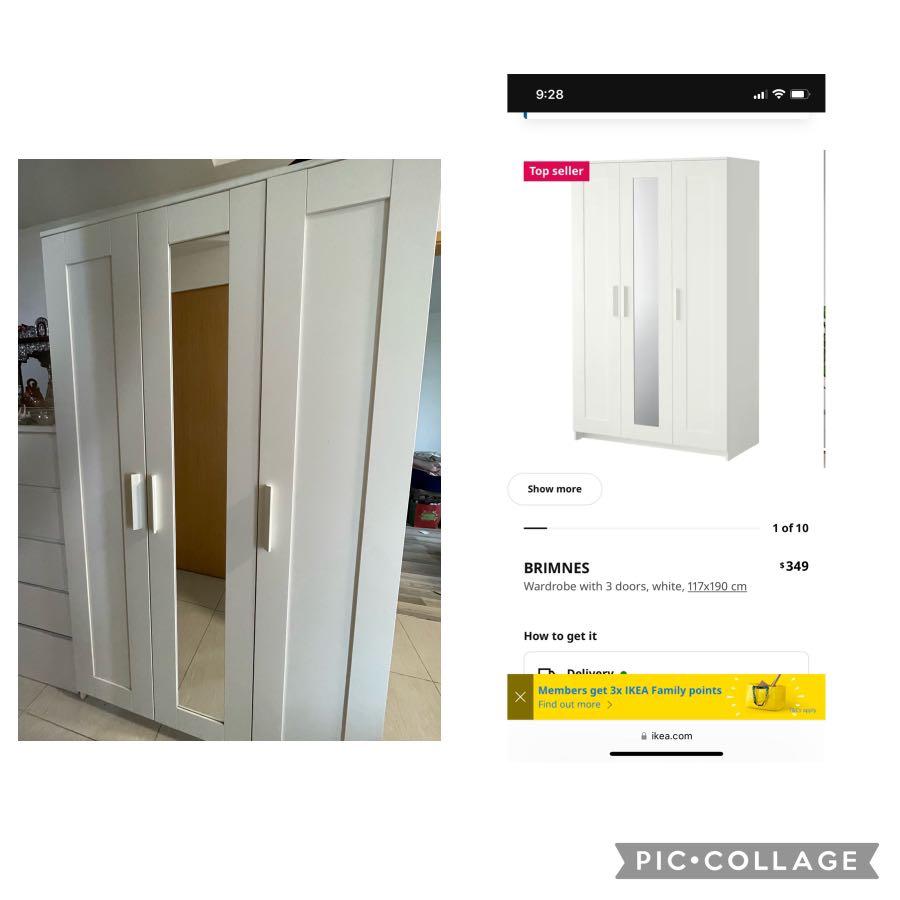 IKEA Wardrobe, Furniture & Home Living, Furniture, Shelves,
