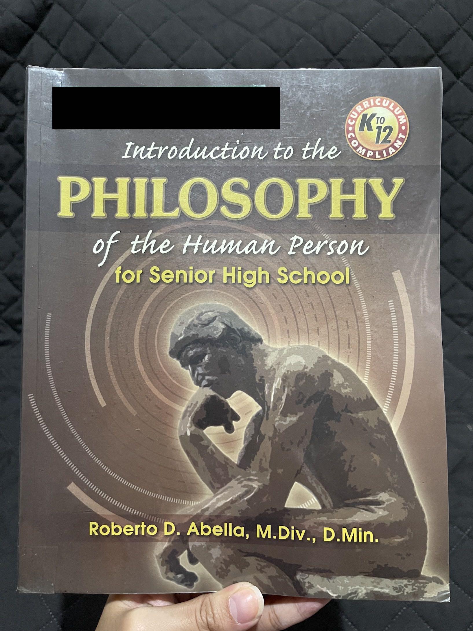 Introduction to the Philosophy of the Human Person for Senior High ...