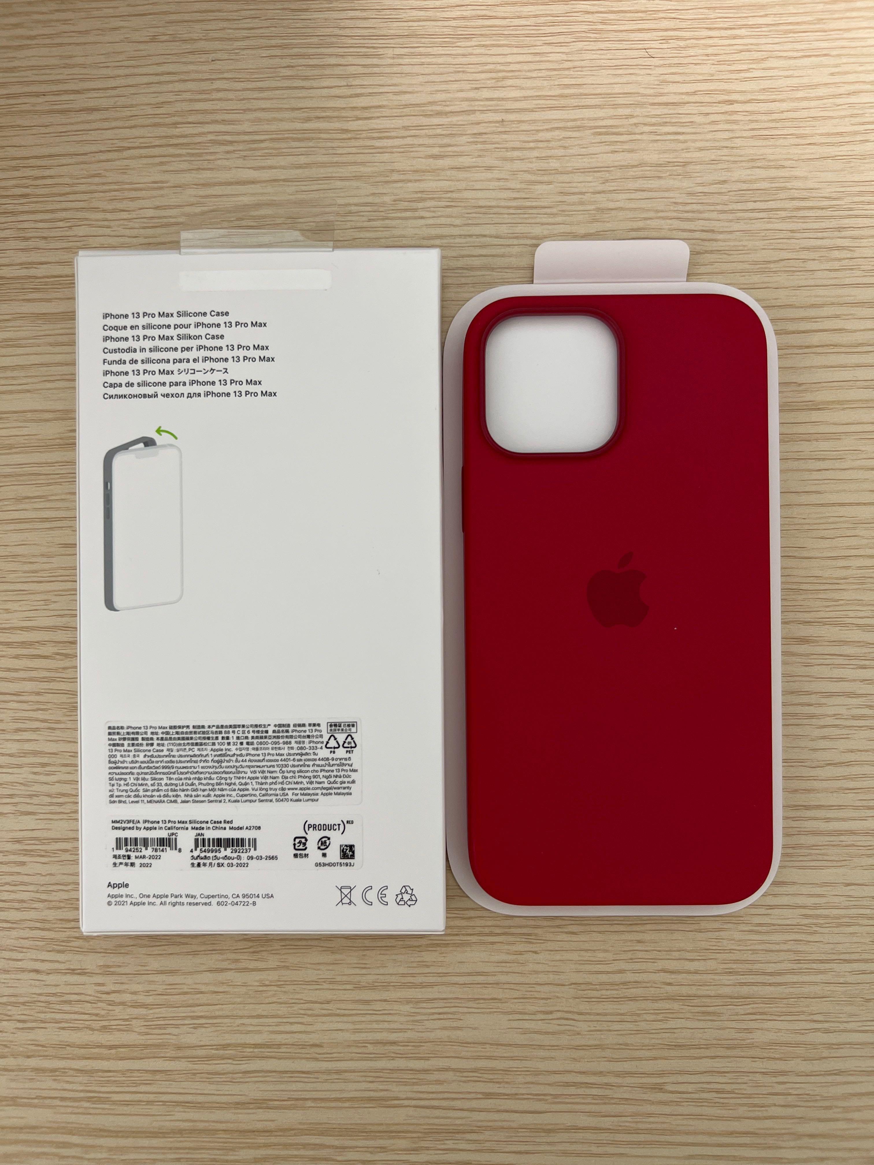 Capa de silicone com MagSafe para iPhone 13 Pro Max – (PRODUCT)RED