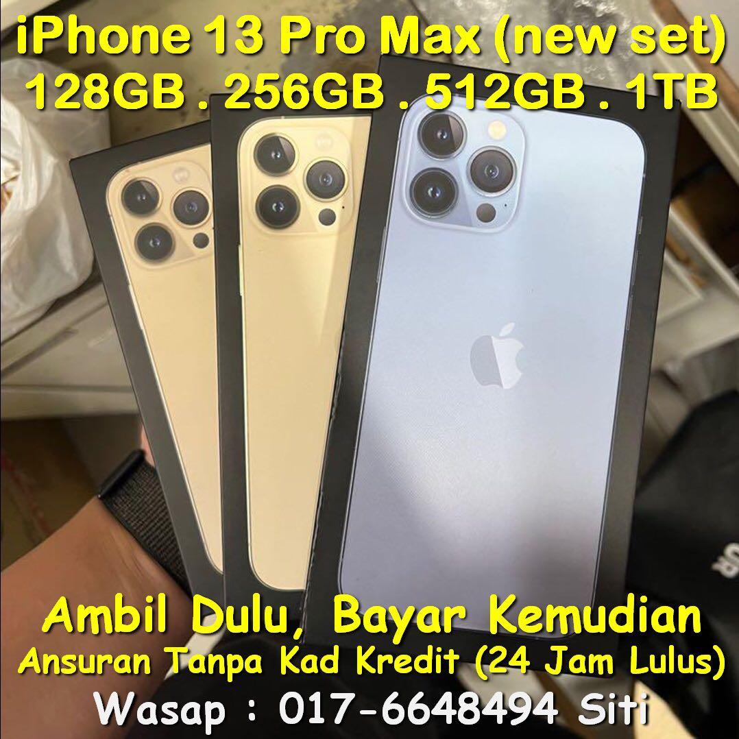 iPhone 13 Pro Max. 128GB, 256GB, 512GB