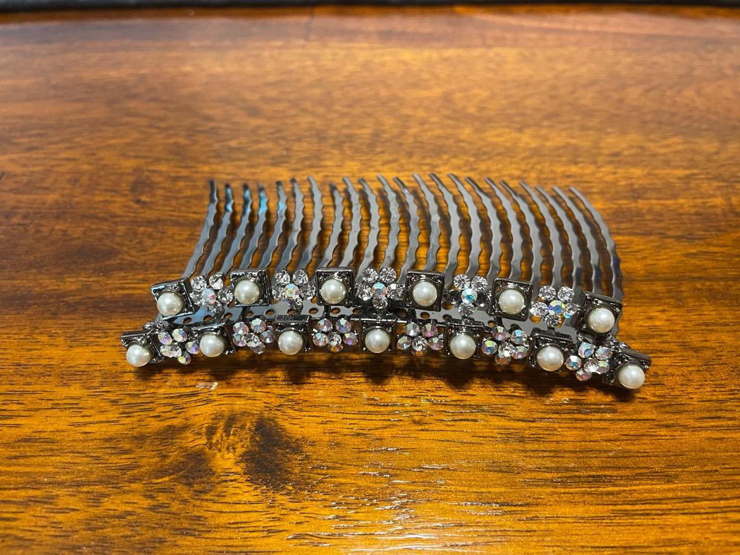 Jewelled Japanese Hair Comb Accessories Women s Fashion Watches