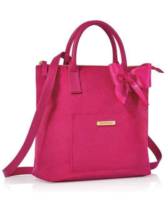 juicy couture pink velvet backpack