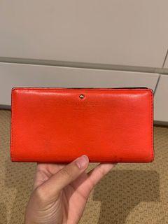 Kate Spade neon wallet