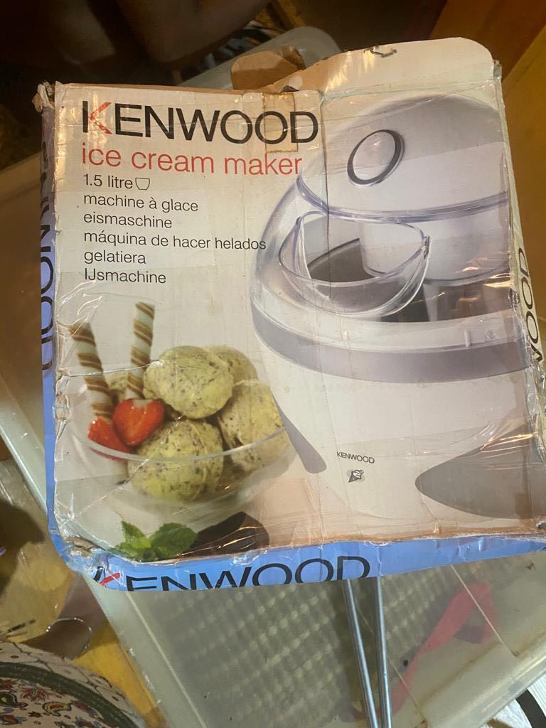KENWOOD Ice cream maker, Furniture & Home Living, Kitchenware