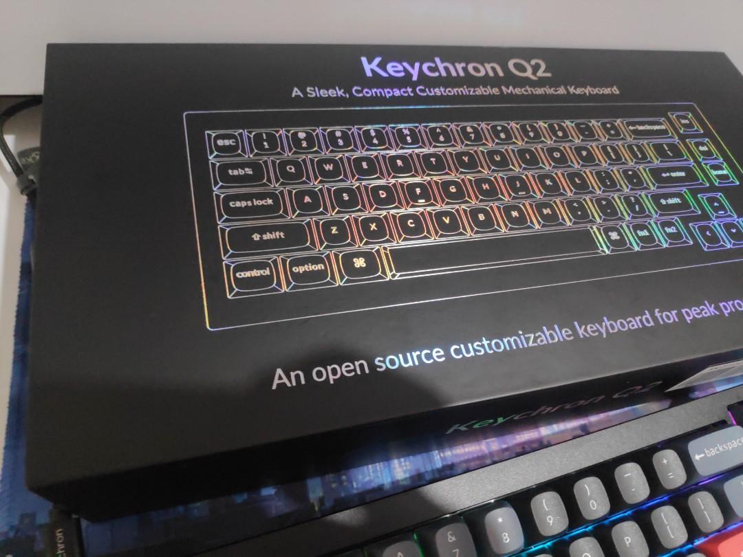 Keychron Q2 Brown Mechanical Keyboard 機械鍵盤茶軸, 電腦＆科技