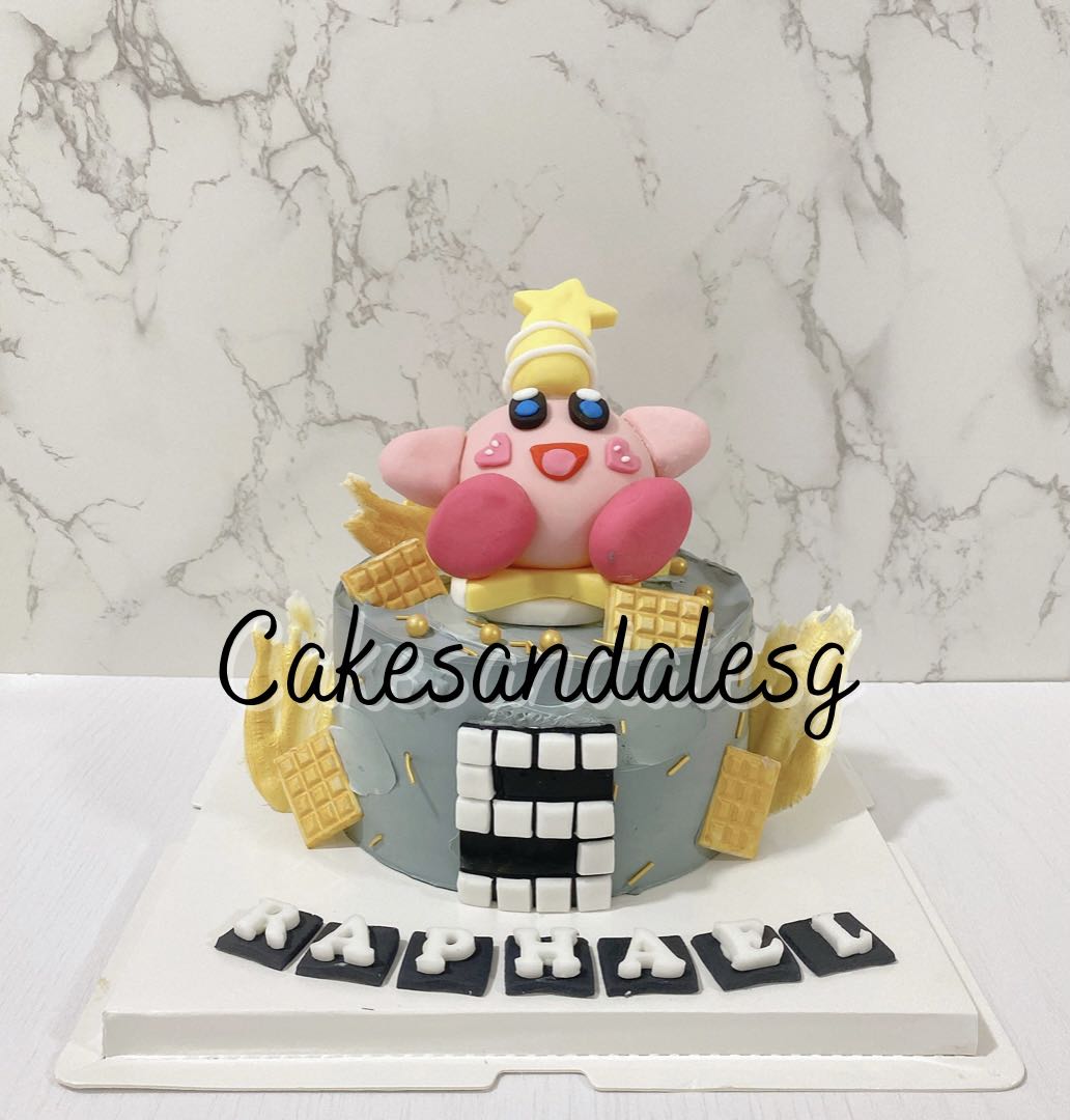 Kirby Cake, Food & Drinks, Homemade Bakes on Carousell