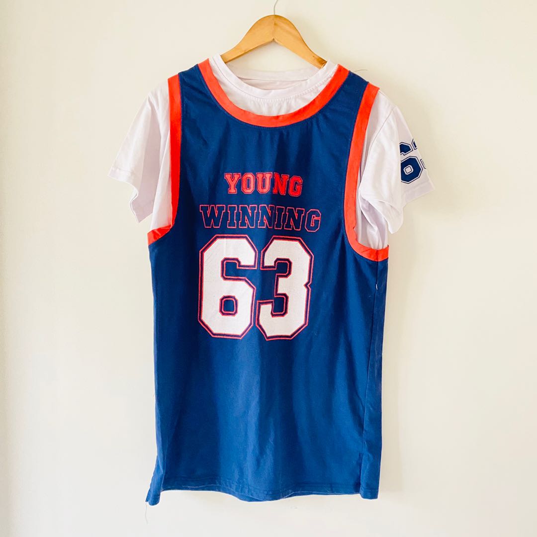 Layered Cotton Dress, Women's Fashion, Tops, Shirts on Carousell