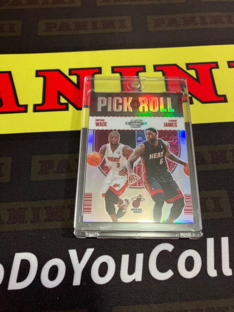 Lebron James Dwyane Heat Silver Pick N Roll Contenders Optic 20 21