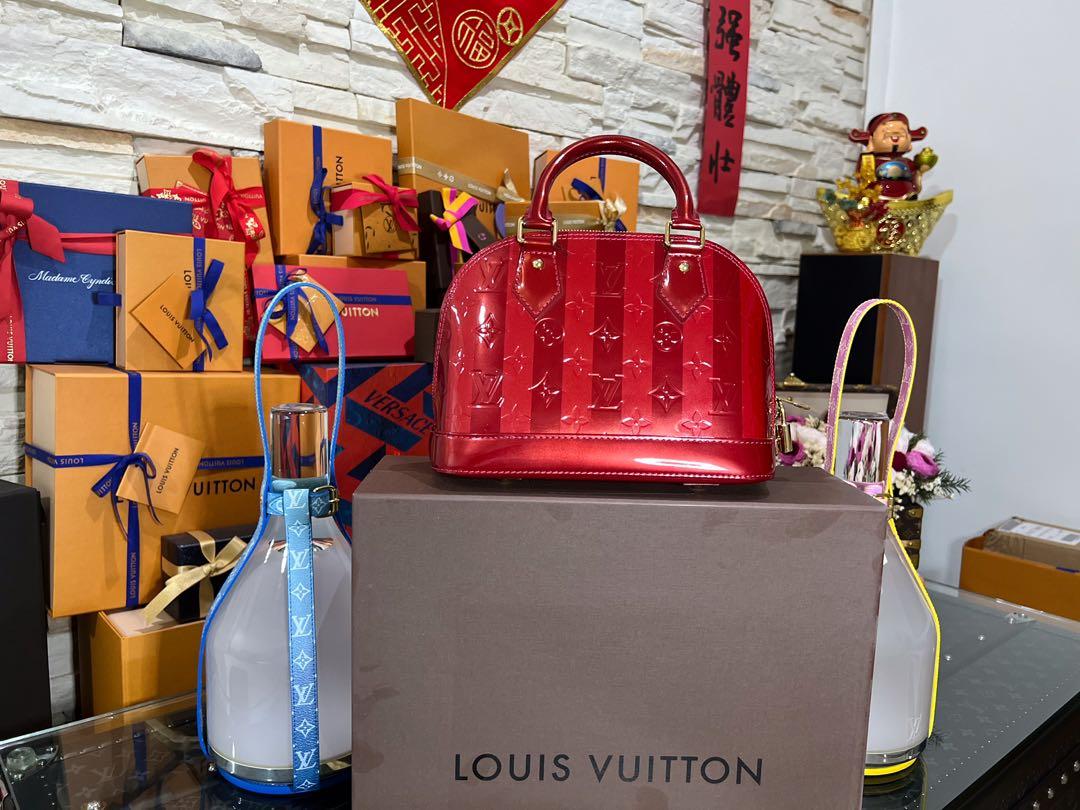 Louis Vuitton Rouge Fauviste Monogram Vernis Brea PM NM Bag Louis Vuitton