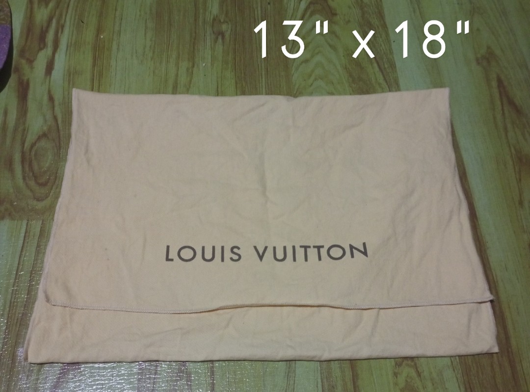 Louis Vuitton dustbag dust bag, Luxury, Bags & Wallets on Carousell