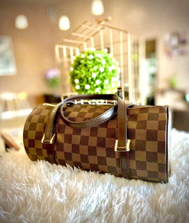 LOUIS VUITTON DAMIER EBENE PAPILLON 26 Very Good