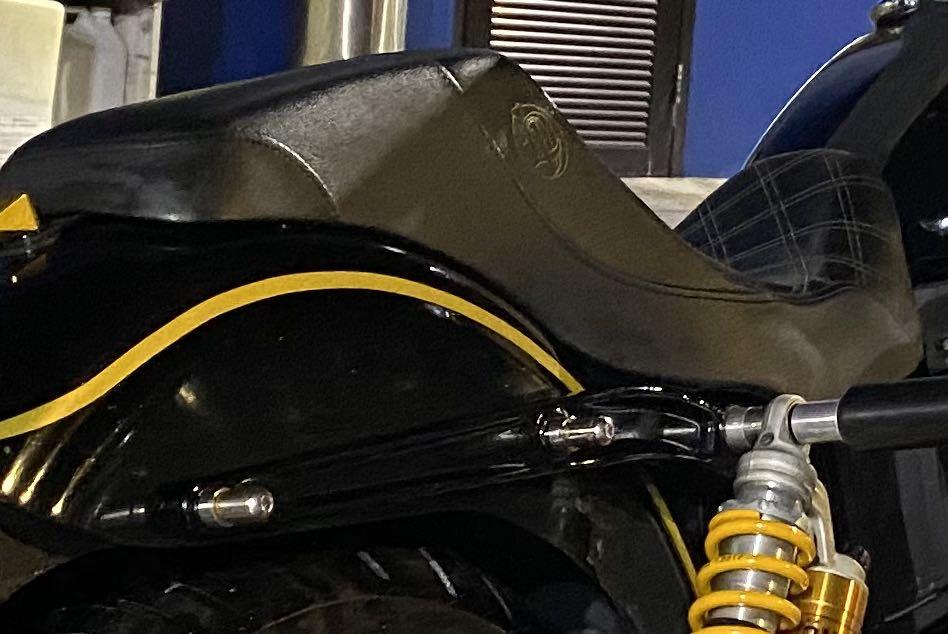 Lucky Daves seat for Harley Davidson dyna FXDB Motorcycles