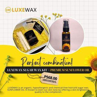 Luxewax kit & sunflower oil SET