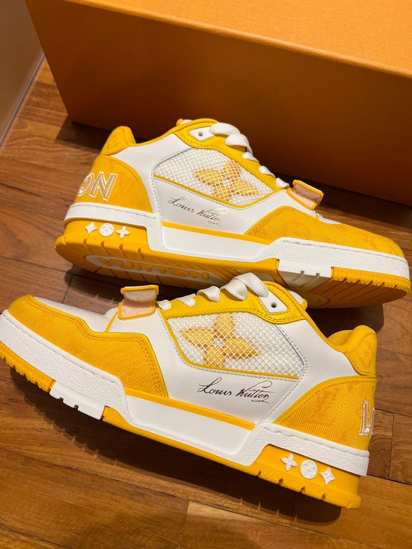 LV Trainer - Yellow Monogram Denim, Men's Fashion, Footwear, Sneakers on  Carousell
