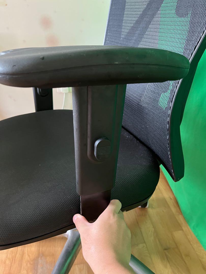 [Set]Adjustable Work table desk+ M20 Ergonomic office chair, Furniture ...