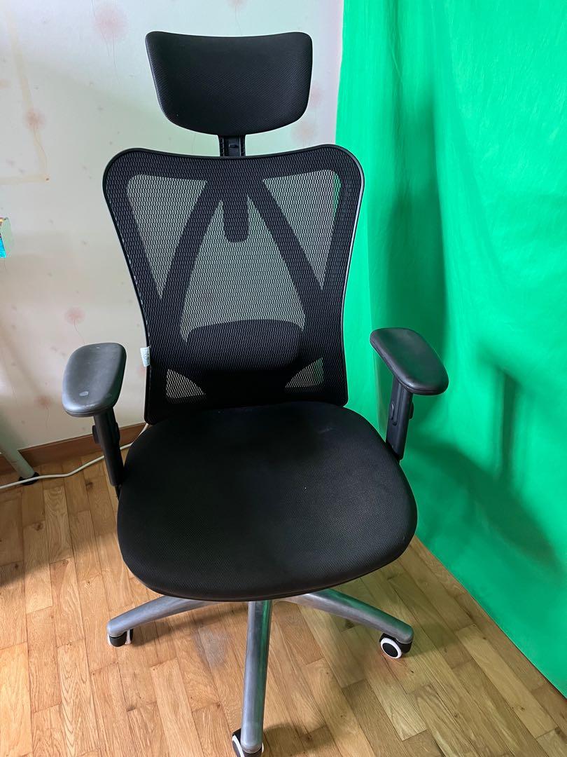 [Set]Adjustable Work table desk+ M20 Ergonomic office chair, Furniture ...