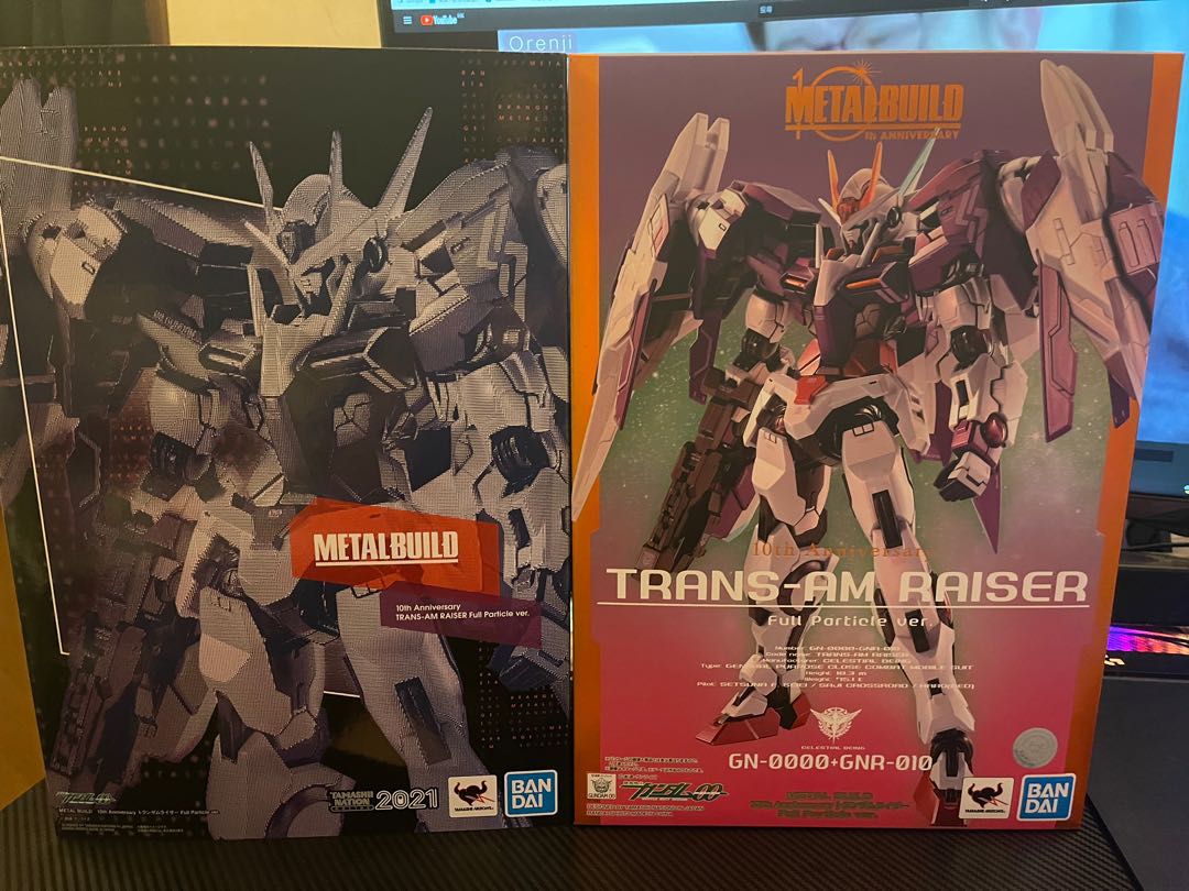 Trans Am Riser metal build gundam 00 10th anniversary trans-am raiser full particle ...